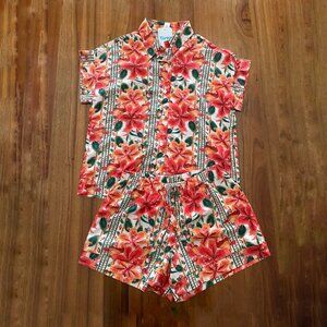 Women Elegant Pajama/Loungewear Short Set